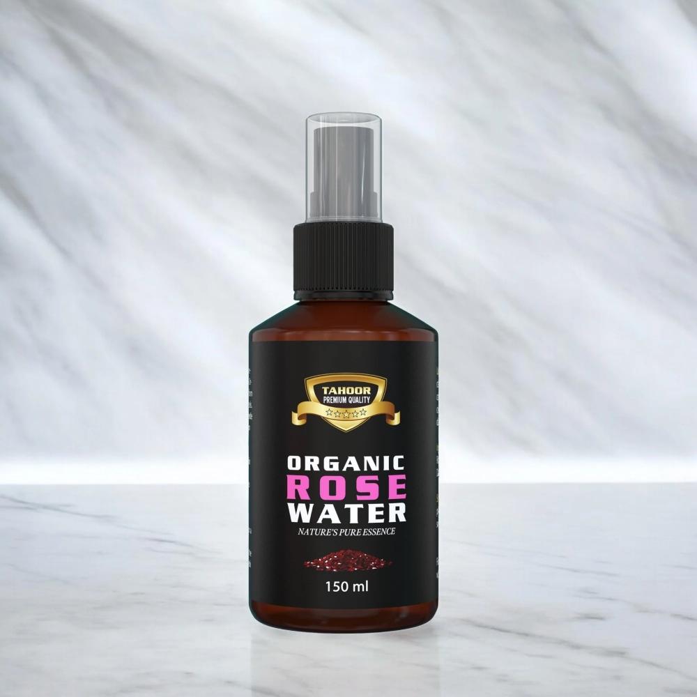 Økologisk rosevann for ansikt og hud