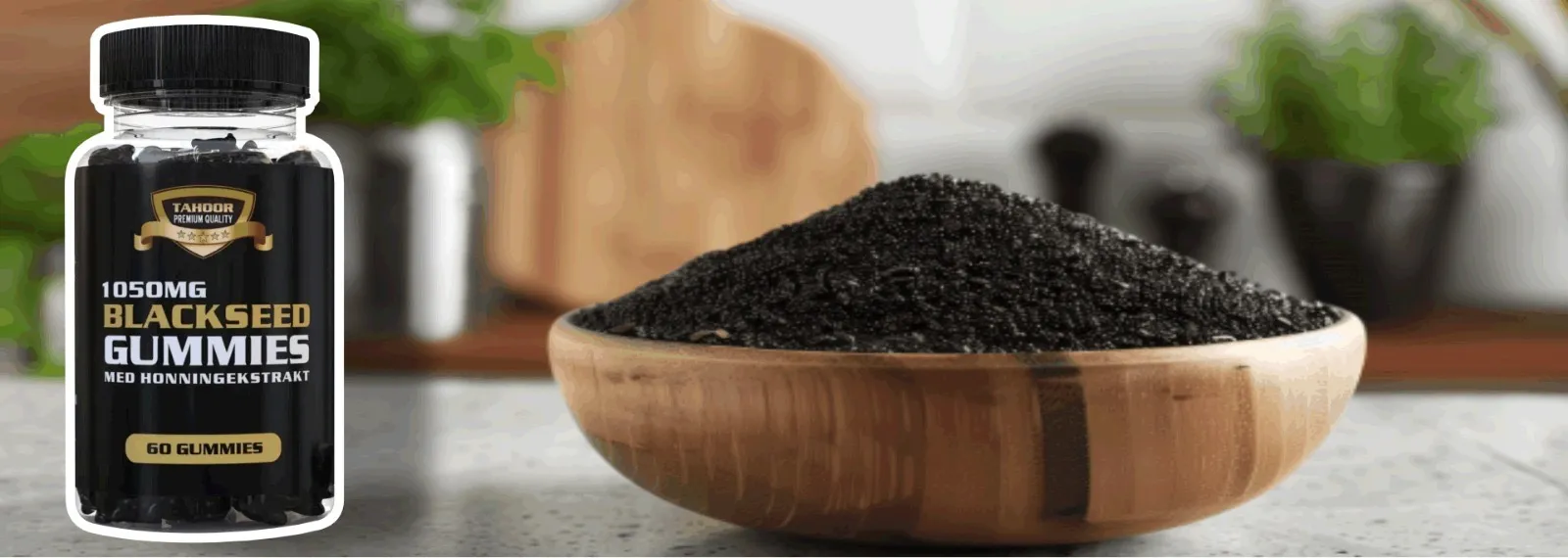 Blackseed Gummies med honning